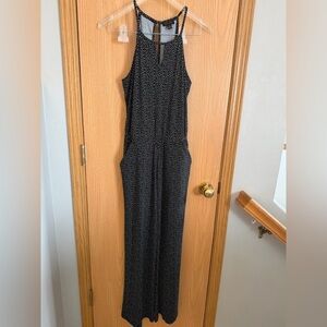 Goldray Black and White Polka Dot Jumpsuit